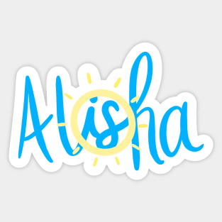 Alisha Aloha Sticker